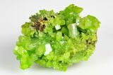 Apple-Green Pyromorphite Crystal Cluster - China #179804-1